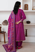 Zellbury | Unstitched 3 Piece Cambric | Shirt Shalwar Dupatta - 0124 - House Of Hania