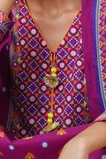 Zellbury | Unstitched 3 Piece Cambric | Shirt Shalwar Dupatta - 0124 - House Of Hania