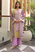 Zellbury | Unstitched 3 Piece Cambric | Shirt Shalwar Dupatta - 0125 - House Of Hania