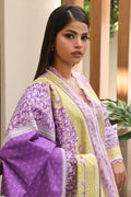 Zellbury | Unstitched 3 Piece Cambric | Shirt Shalwar Dupatta - 0125 - House Of Hania