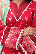 Zellbury | Unstitched 3 Piece Cambric | Shirt Shalwar Dupatta - 0136 - House Of Hania