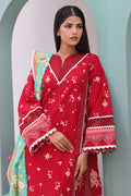 Zellbury | Unstitched 3 Piece Cambric | Shirt Shalwar Dupatta - 0136 - House Of Hania