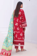 Zellbury | Unstitched 3 Piece Cambric | Shirt Shalwar Dupatta - 0136 - House Of Hania