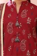 Zellbury | Unstitched 3 Piece Cambric | Shirt Shalwar Dupatta - 0625 - House Of Hania