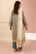 Zellbury | Unstitched 3 Piece Cambric | Shirt Shalwar Dupatta - 0626 - House Of Hania