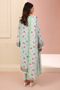 Zellbury | Unstitched 3 Piece Cambric | Shirt Shalwar Dupatta - 0629 - House Of Hania