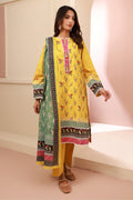Zellbury | Unstitched 3 Piece Cambric | Shirt Shalwar Dupatta - 0631 - House Of Hania