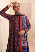 Zellbury | Unstitched 3 Piece Cambric | Shirt Shalwar Dupatta - 0632 - House Of Hania