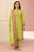 Zellbury | Unstitched 3 Piece Cambric | Shirt Shalwar Dupatta - 0634 - House Of Hania