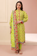 Zellbury | Unstitched 3 Piece Cambric | Shirt Shalwar Dupatta - 0634 - House Of Hania