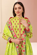 Zellbury | Unstitched 3 Piece Cambric | Shirt Shalwar Dupatta - 0634 - House Of Hania