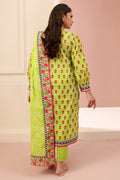 Zellbury | Unstitched 3 Piece Cambric | Shirt Shalwar Dupatta - 0634 - House Of Hania