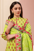 Zellbury | Unstitched 3 Piece Cambric | Shirt Shalwar Dupatta - 0634 - House Of Hania