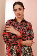 Zellbury | Unstitched 3 Piece Cambric | Shirt Shalwar Dupatta - 0636 - House Of Hania