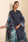 Zellbury | Unstitched 3 Piece Cambric | Shirt Shalwar Dupatta - 0642 - House Of Hania
