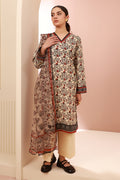 Zellbury | Unstitched 3 Piece Cambric | Shirt Shalwar Dupatta - 0658 - House Of Hania