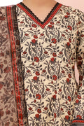 Zellbury | Unstitched 3 Piece Cambric | Shirt Shalwar Dupatta - 0658 - House Of Hania
