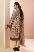 Zellbury | Unstitched 3 Piece Cambric | Shirt Shalwar Dupatta - 0658 - House Of Hania