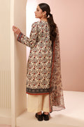 Zellbury | Unstitched 3 Piece Cambric | Shirt Shalwar Dupatta - 0658 - House Of Hania