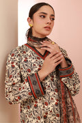 Zellbury | Unstitched 3 Piece Cambric | Shirt Shalwar Dupatta - 0658 - House Of Hania