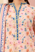Zellbury | Unstitched 3 Piece Cambric | Shirt Shalwar Dupatta - 0664 - House Of Hania