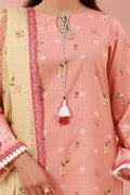 Zellbury | Unstitched 3 Piece Cambric | Shirt Shalwar Dupatta - 0665 - House Of Hania