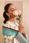 Zellbury | Unstitched 3 Piece Cambric | Shirt Shalwar Dupatta - 0668 - House Of Hania