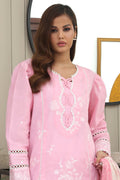 Zellbury | Unstitched 3 Piece Chambray | Embroidered Shirt Shalwar Dupatta - 0146 - House Of Hania