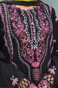 Zellbury | Unstitched 3 Piece Chambray | Embroidered Shirt Shalwar Dupatta - 0148 - House Of Hania