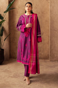 Zellbury | Unstitched 3 Piece Chambray | Embroidered Shirt Shalwar Dupatta - 0230 - House Of Hania