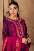 Zellbury | Unstitched 3 Piece Chambray | Embroidered Shirt Shalwar Dupatta - 0230 - House Of Hania