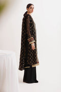 Zellbury | Unstitched 3 Piece Chiffon | Embroidered Shirt Shalwar Dupatta - 0293 - House Of Hania
