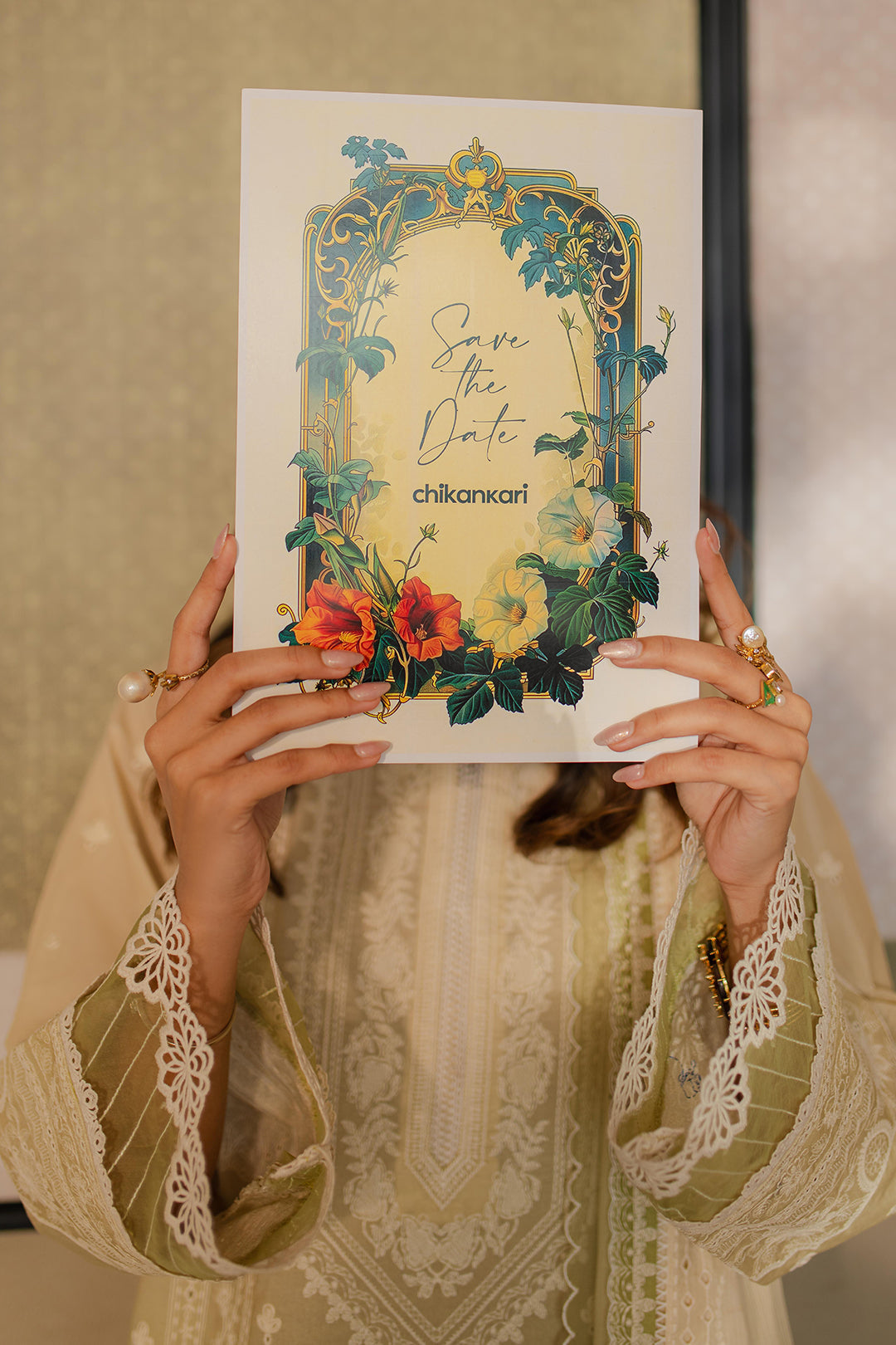 Zellbury | Unstitched 3 Piece Chikankari | Embroidered Shirt Shalwar Dupatta - 0702 - House Of Hania