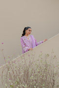 Zellbury | Unstitched 3 Piece Chikankari | Embroidered Shirt Shalwar Dupatta - 0703 - House Of Hania