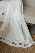 Zellbury | Unstitched 3 Piece Chikankari | Embroidered Shirt Shalwar Dupatta - 0704 - House Of Hania
