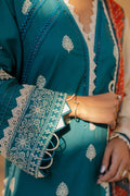 Zellbury | Unstitched 3 Piece Chikankari | Embroidered Shirt Shalwar Dupatta - 0705 - House Of Hania