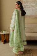 Zellbury | Unstitched 3 Piece Chikankari | Embroidered Shirt Shalwar Dupatta - 0706 - House Of Hania