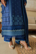 Zellbury | Unstitched 3 Piece Chikankari | Embroidered Shirt Shalwar Dupatta - 0711 - House Of Hania