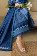 Zellbury | Unstitched 3 Piece Chikankari | Embroidered Shirt Shalwar Dupatta - 0711 - House Of Hania