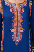 Zellbury | Unstitched 3 Piece Cotail | Embroidered Shirt Shalwar Dupatta - 0245 - House Of Hania