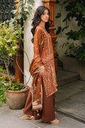 Zellbury | Unstitched 3 Piece Cotail | Shirt Shalwar Dupatta - 0217 - House Of Hania