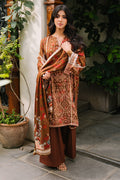 Zellbury | Unstitched 3 Piece Cotail | Shirt Shalwar Dupatta - 0217 - House Of Hania