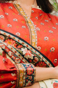 Zellbury | Unstitched 3 Piece Cotail | Shirt Shalwar Dupatta - 0307 - House Of Hania