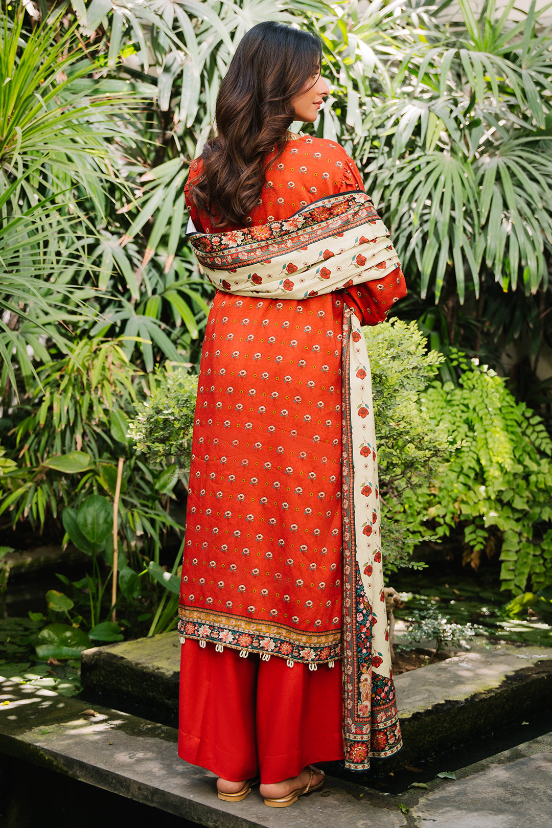 Zellbury | Unstitched 3 Piece Cotail | Shirt Shalwar Dupatta - 0307 - House Of Hania