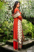 Zellbury | Unstitched 3 Piece Cotail | Shirt Shalwar Dupatta - 0307 - House Of Hania