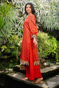Zellbury | Unstitched 3 Piece Cotail | Shirt Shalwar Dupatta - 0307 - House Of Hania