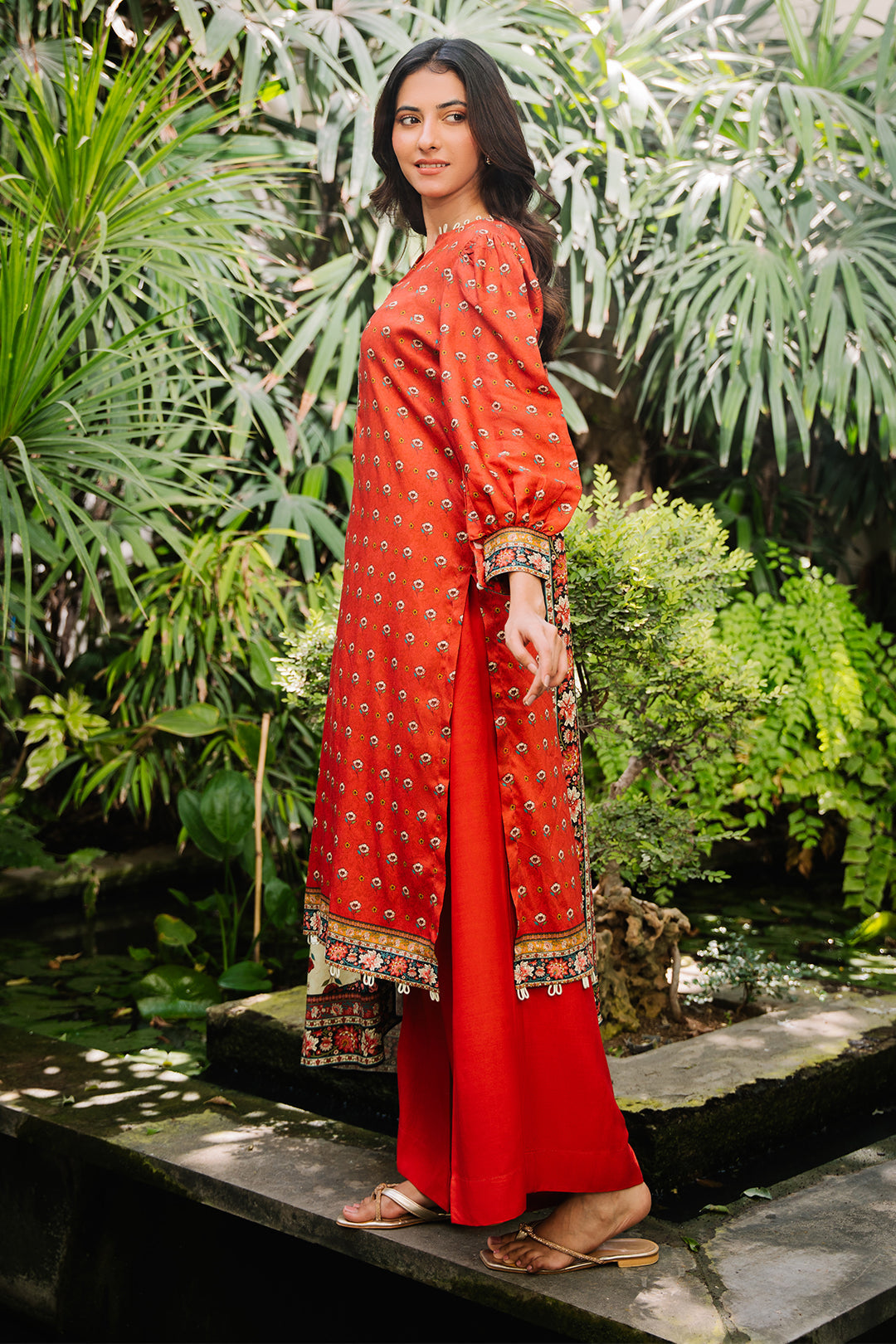 Zellbury | Unstitched 3 Piece Cotail | Shirt Shalwar Dupatta - 0307 - House Of Hania