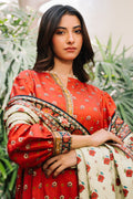 Zellbury | Unstitched 3 Piece Cotail | Shirt Shalwar Dupatta - 0307 - House Of Hania