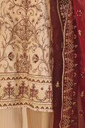 Zellbury | Unstitched 3 Piece Dobby | Embroidered Shirt Shalwar Dupatta - 0301 - House Of Hania