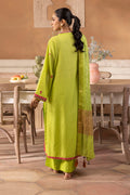 Zellbury | Unstitched 3 Piece Green | Embroidered Shirt Shalwar Dupatta - 1131 - House Of Hania